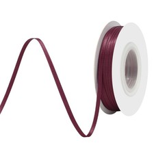 Wine Red Double Faced Satin Ribbon 1/8 Inch x 50 Yards Wedding Crafts Arts