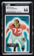 1955 Bowman Leo Nomellini #104 CGC Authentic Altered HOF 0c3