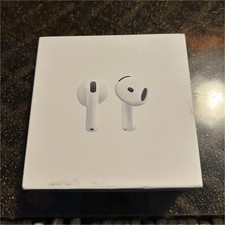 Apple AirPods 4 Wireless Bluetooth In-Ear Earbuds White Built-In Mic BOX ONLY