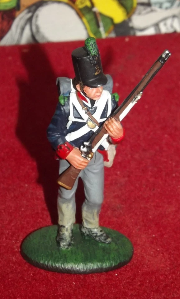 FIGURINE DELPRADO CARABINIER ITALIEN LEVY 1812 15 SOLDAT DE PLOMB COMME NEUF - Photo 1/3