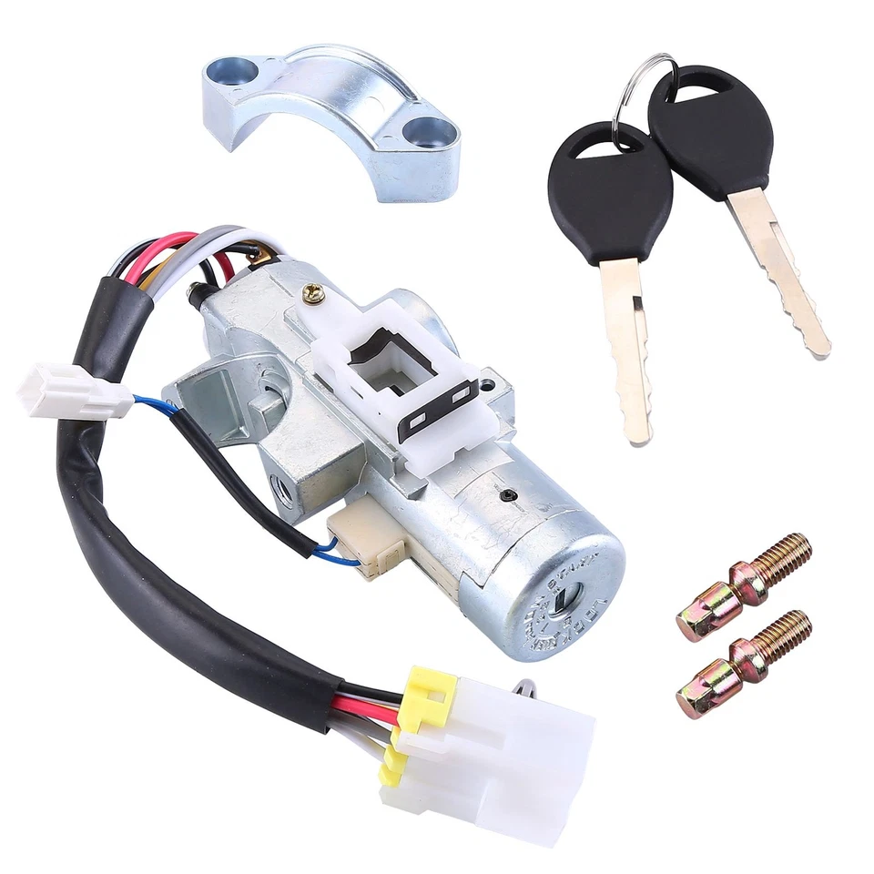 Interruptor de cilindro de trava de ignição com 2 chaves para 00-04 Nissan Xterra 99-01 Frontier - Imagem 3 de 4