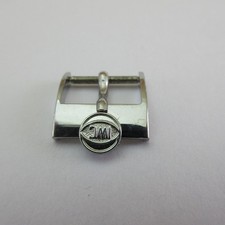 Cinturino orologio fibbia originale IWC parti colore argento SS 15mm parte...