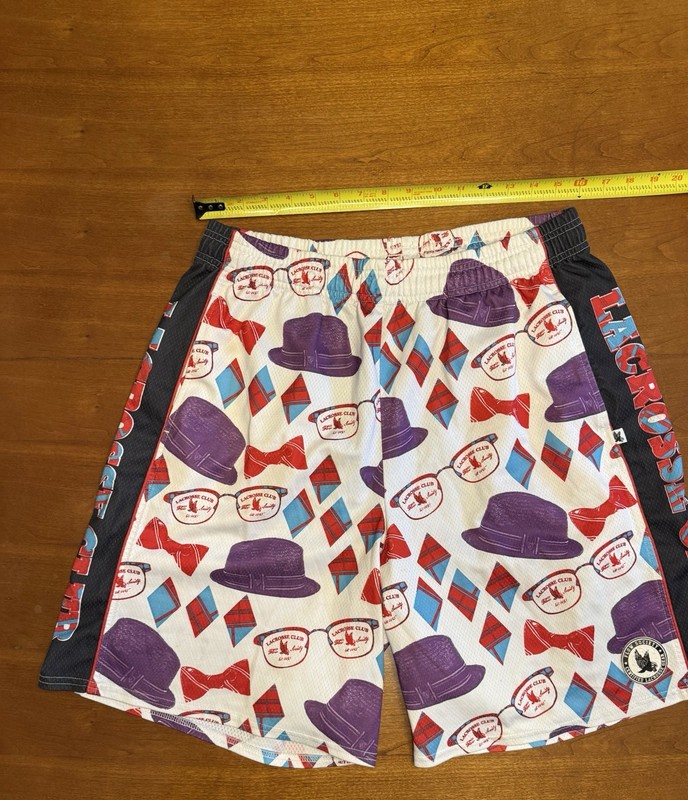 Flow Society Lacrosse Purple Hat Glasses Lacrosse Club Theme Youth XL