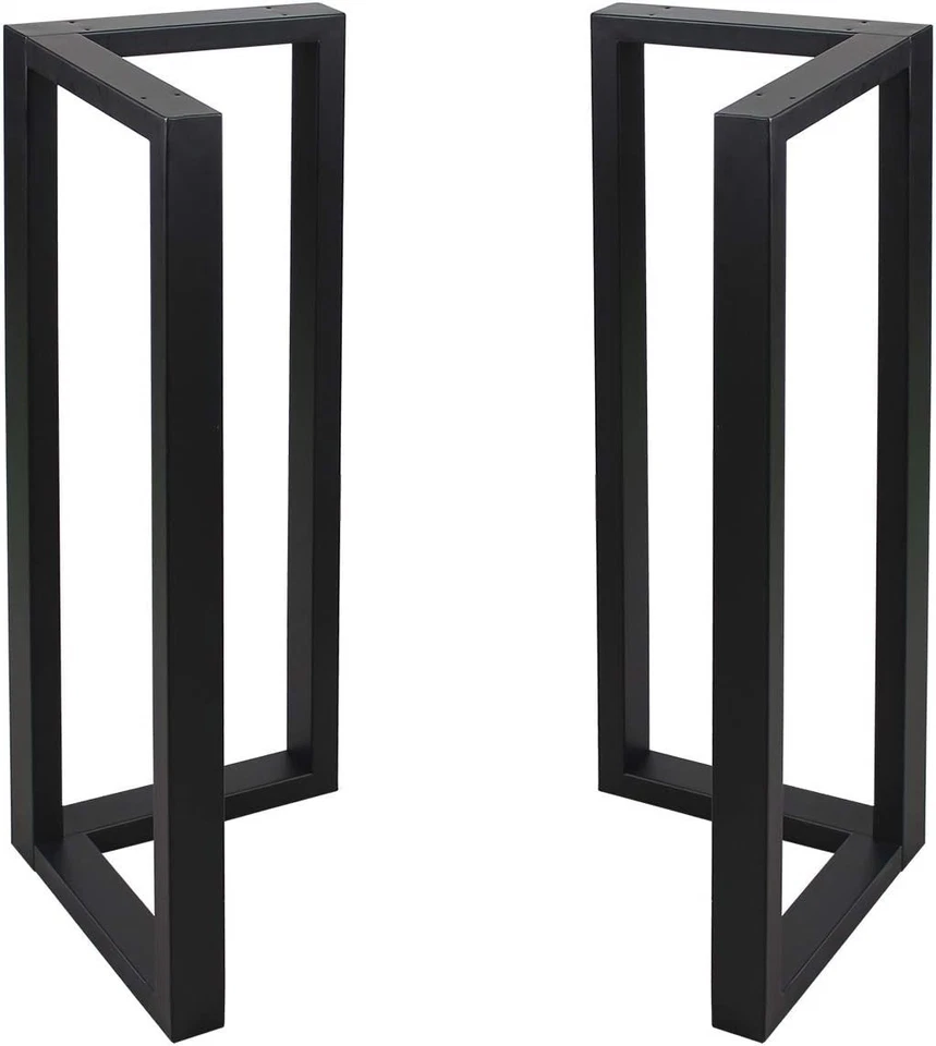 Patas de mesa de metal rústico de 35" de alta resistencia - Ideal para proyectos industriales hágalo usted mismo Foto 4 de 4