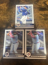 2026 Topps Flagship Blue Jays - George Springer & (2) Vladimir Guerrero Jr.