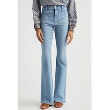Fabulous Veronica Beard Beverly High-Rise Skinny Flare Jeans size 24 NEW