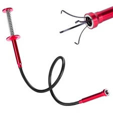 Bendable Flexible Magnetic Pickup Tool, 24'' Four Claw Grabber Tool, Accurate...