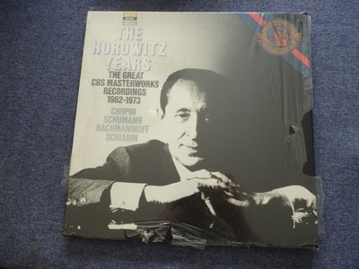 THE HOROWITZ YEARS 1962-1973   CBS MASTERWORKS DIGITAL 3-LP BOX  M3 37895  NEW