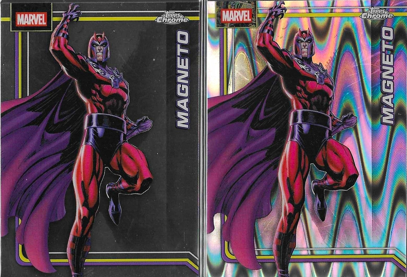 Topps 2022 Topps Chrome Marvel Magneto #074 Refractor Trading Card