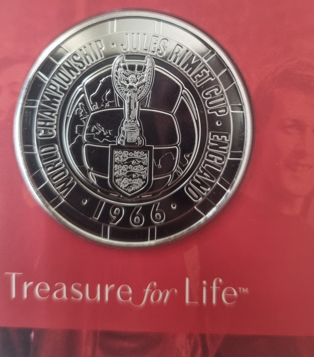 50th Anniversary of England winning the World Cup £5 Coin by
