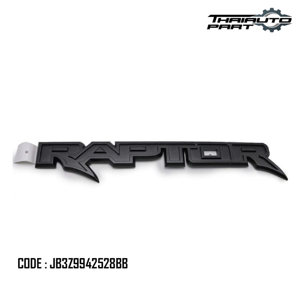 Logo Genuine Rear Raptor Badge Emblem Black For Ford Ranger Raptor 2018 ...