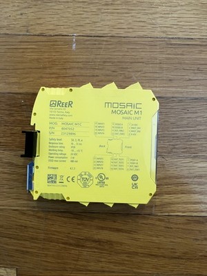 REER MOSAIC M1, Standard Master Unit. 8 Inputs. 2 OSSD pairs (SIL 3)