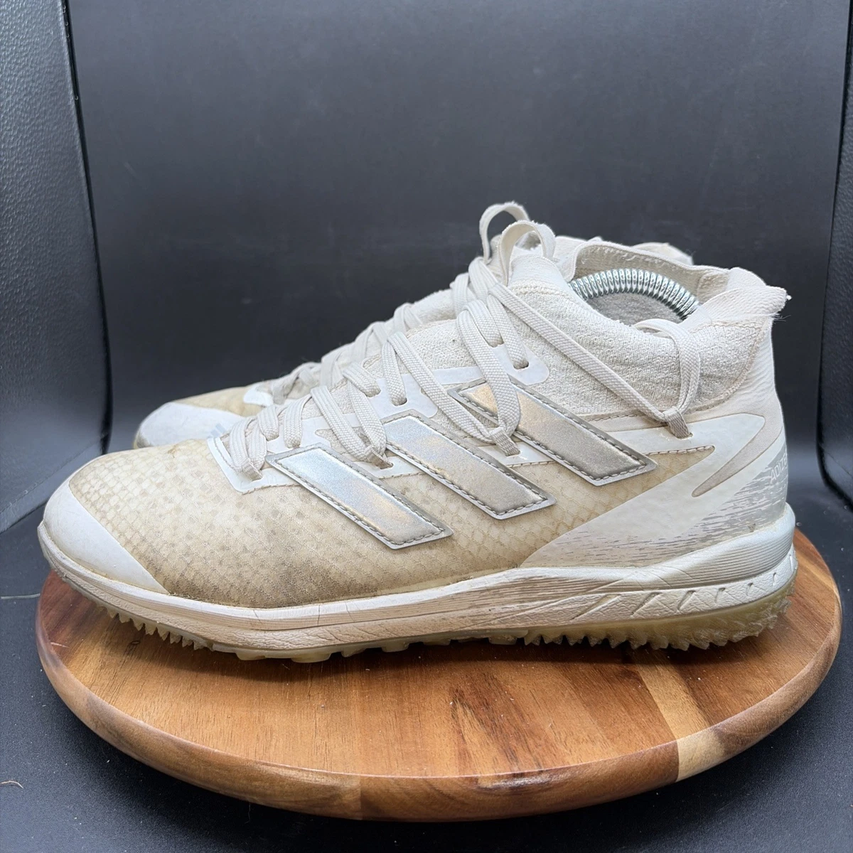 adidas Adizero Afterburner Turf White Silver Metallic for Sale
