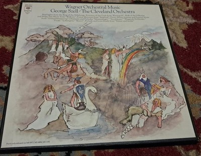 Wagner Orchestral Music George Szell Cleveland Orchestra Vinyl VINTAGE.