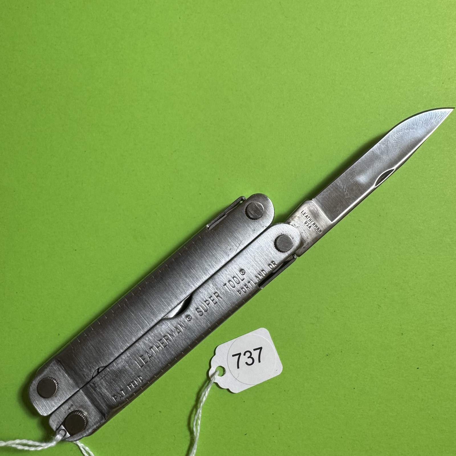 Leatherman Super Tool Plier Multi Tool Pocket Knife Stainless EDC #737