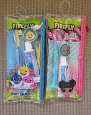 Firefly Travel Toothbrush Sets, 2 Packages
