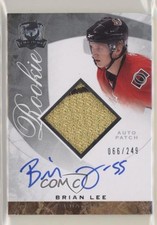2008-09 Upper Deck The Cup Rookie 66/249 Brian Lee #123 Auto r7d