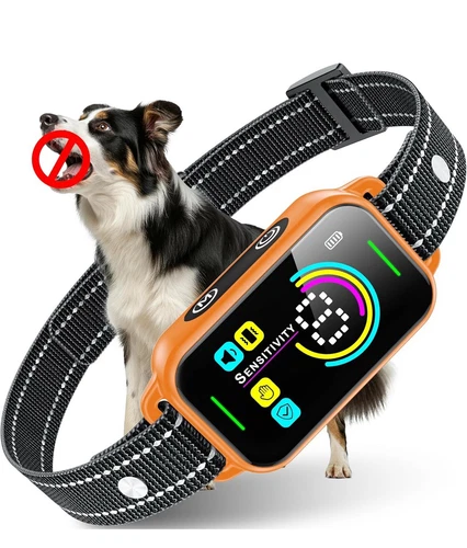 Bark Collar Trainer for Large Medium Small Dogs,Smart Bark Collar Rechargeable