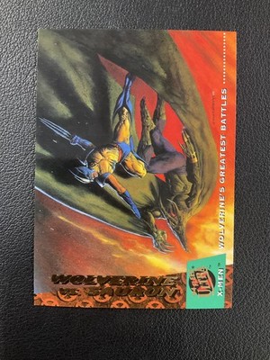 1994 Ultra X-Men #146 Wolverine vs. Sauron Greatest Battles