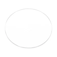 Watch Crystal Glass Lens 42mm Dia 1.5mm Thick Flat Round Sapphire Replacement