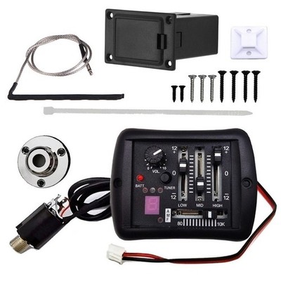 Pickups Equalizer Tuner Preamp Piezo Pickups Fit Yamaha Acoustic Guitar 3-Bands