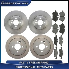 Front Rear Disc Brake Rotors Brake Pads Kit For 2007 2008 Mini Cooper 1.6l