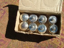 VINTAGE GROUP (8) STERLING OVERLAID PEPPER GRINDERS AND SALT SHAKERS