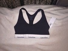Calvin Klein Women's Modern Cotton Bralette F3785-001 - Size L Black