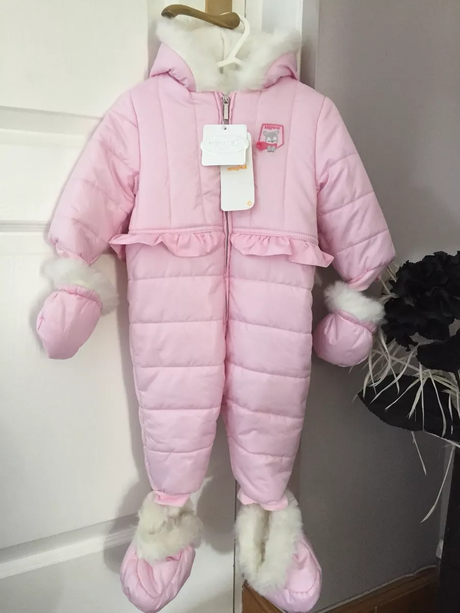 Designer snowsuit cheap baby girl