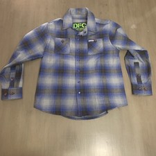DIXXON YOUTH FLANNEL SMALL BLUE , GRAY BLACK RETIRED OUT OF STOCK