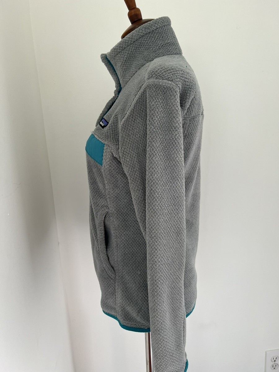 Patagonia Synchilla Snap T Fleece Women's Size Small Pullover Gray