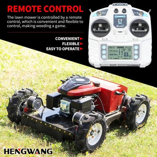 Remote Control Lawn Mower Robot With Adjustable Mowing Height - Picture 6 of 24