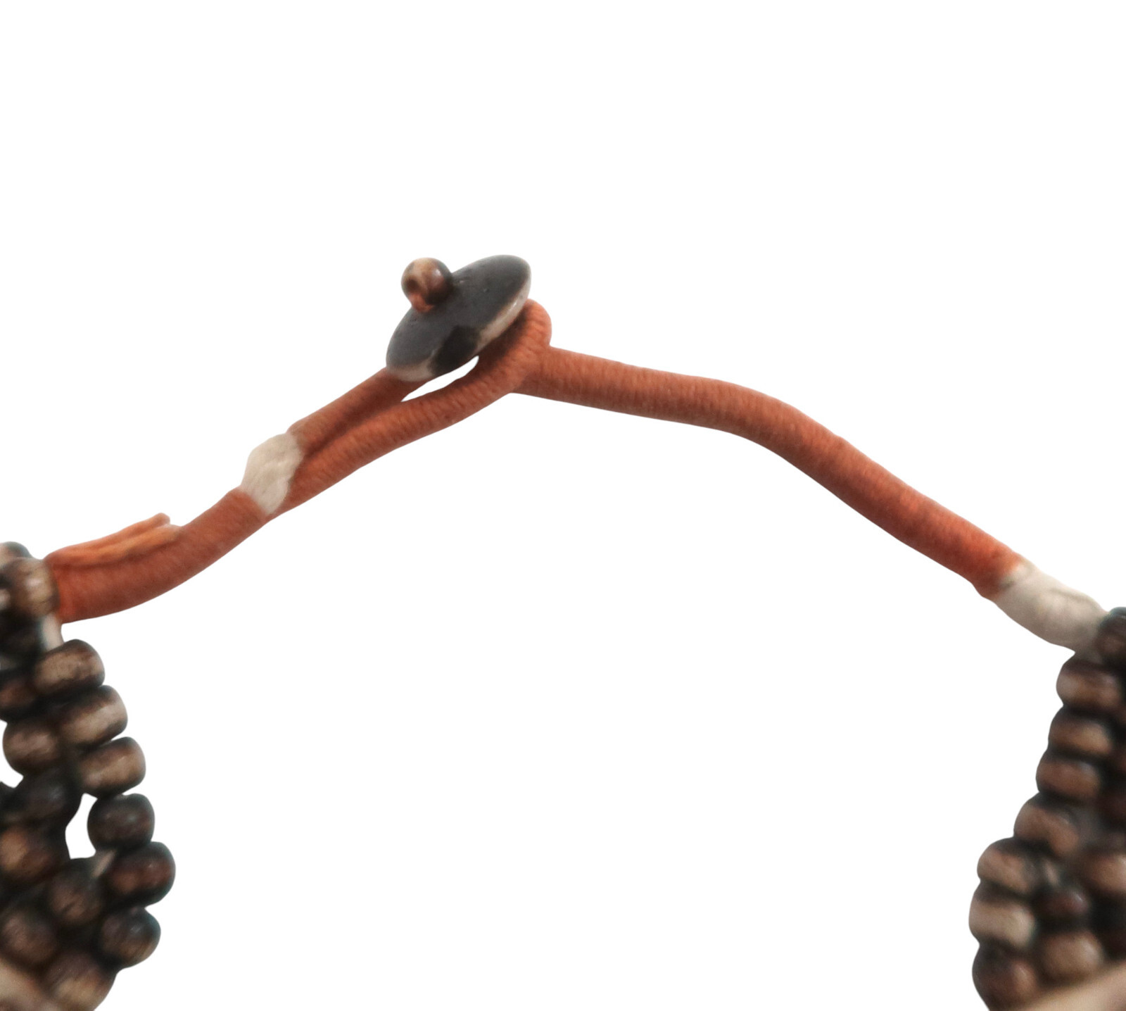 Multi strand Boho necklace Coconut shell beads & … - image 4