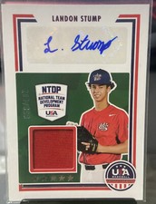 Landon Stump Autograph #283/399 Panini 2022 USA Baseball Stars & Stripes SSS-LS