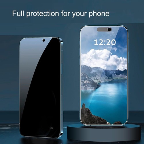 Privacy Tempered Glass Screen Protector + Camera Lens Protector for iPhone 15 - 第 5/12 張圖片