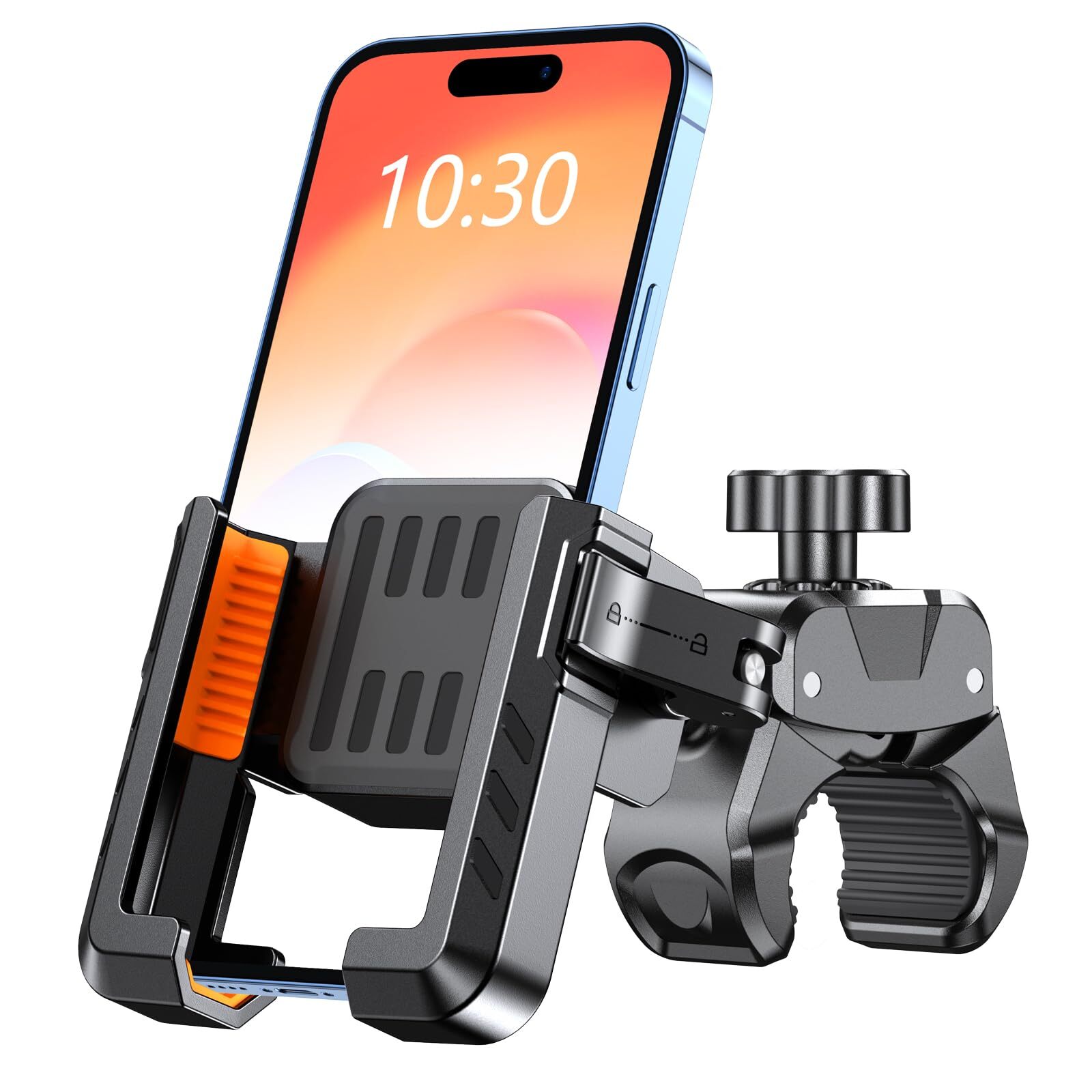 Bike Phone Mount - [Camera Friendly] Phone Holder for Motorcycle, [Super Stur...