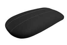Console Lid Pull Over Cover Leather For Ford Expedition 1997-2002 Gray Stitch