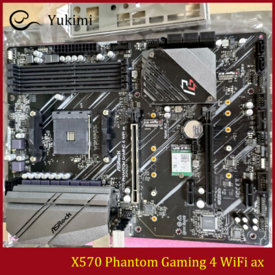 FOR ASROCK X570 Phantom Gaming 4 WiFi ax AMD AM4 DDR4*4 128GB