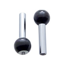 United Pacific 70023 8 Ball Door Lock Knobs - Pack Of 2