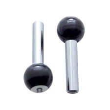 United Pacific 70023 "8" Ball Door Lock Knobs - Pack of 2