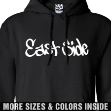 East Side Tag HOODIE | Hooded Sweatshirt Graffiti Graf EastSide Mens Size