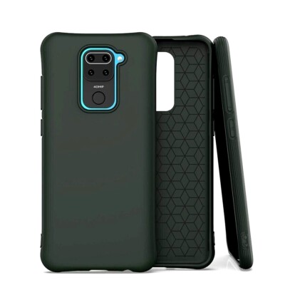 Xiaomi Note 9 Redmi 10X Soft Color Case Flexible Gel Hülle 9H Glass
