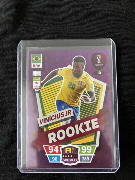 VINICIUS JR - ROOKIE No. 10 - BRASIL - WORLD CUP QATAR 2022 ADRENALYN XL