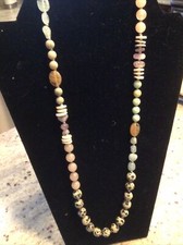 J Jill Multi-colored Beaded Necklace, NWT