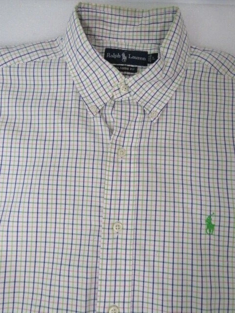 Ralph Lauren Polo Classic Oversized 100% Cotton Multi-Color Short sleeve Sz XL