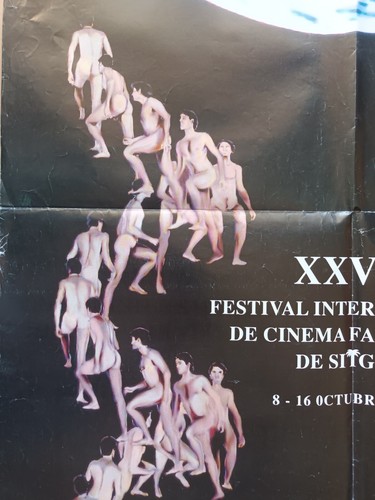 Festival de Sitges ORIGINAL '93 POSTER naked girls psychic dna fantasy art! - Picture 2 of 4
