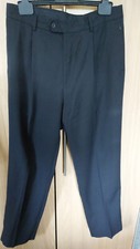 Mens Black Trousers Size 34 Cedarwood State -220