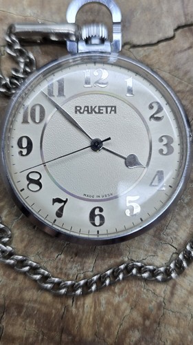 Vintage Pocket Watch Raketa.mint Condition - Picture 11 of 17