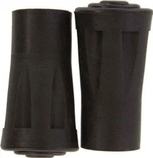 2pc 5/8" Reinforced Rubber Replacement Tip Cap Hiking Walking Stick Cane Walker