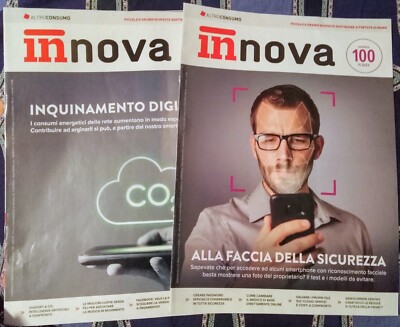 ALTROCONSUMO Zeitschrift INNOVA - Lot von 8 aktuellen Ausgaben - neue Technologien